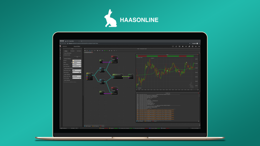 HaasOnline announces a drag-and-drop visual editor that allows crypto algorithms to be created without coding