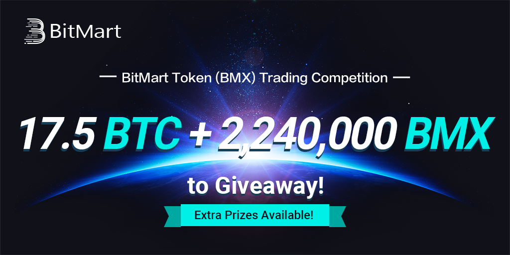 BitMart Christmas BMX trading competition - 17.5 BTC + 2,240,000 BMX giveaway