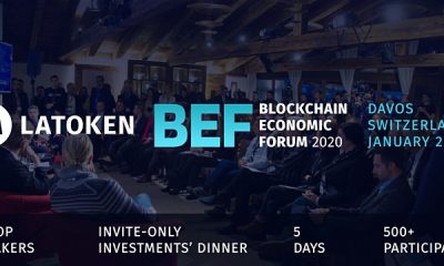 LATOKEN schedules the Blockchain Economic Forum in Davos