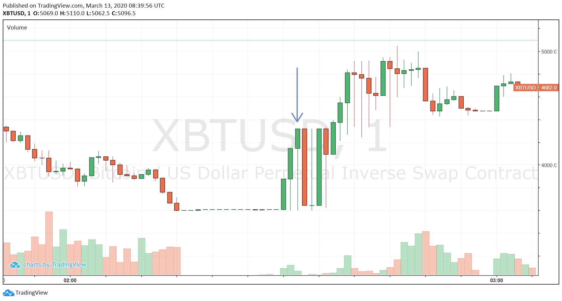 Source: XBTUSD on Trading View