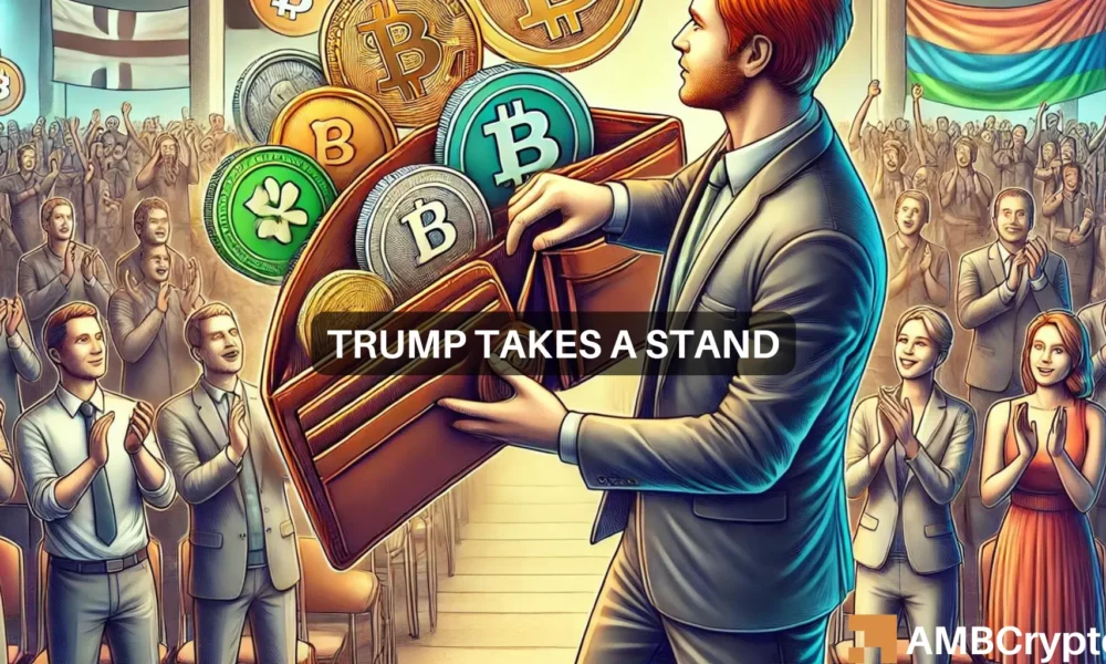 Donald Trump’s crypto-pivot – +1M in ETH, +7M in NFT licensing deal