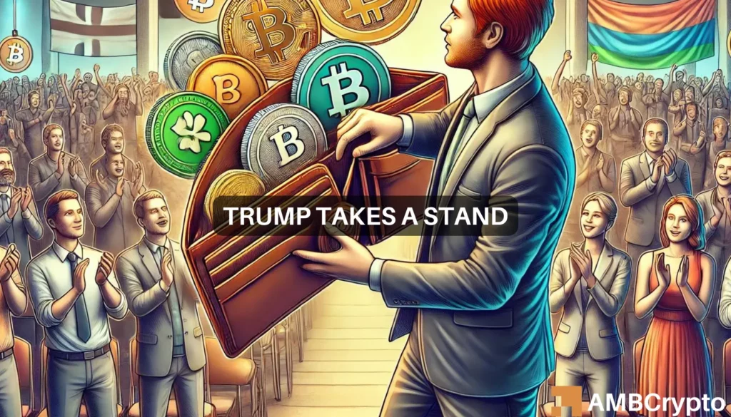 Donald Trump's crypto-pivot - +1M in ETH, +7M in NFT licensing deal