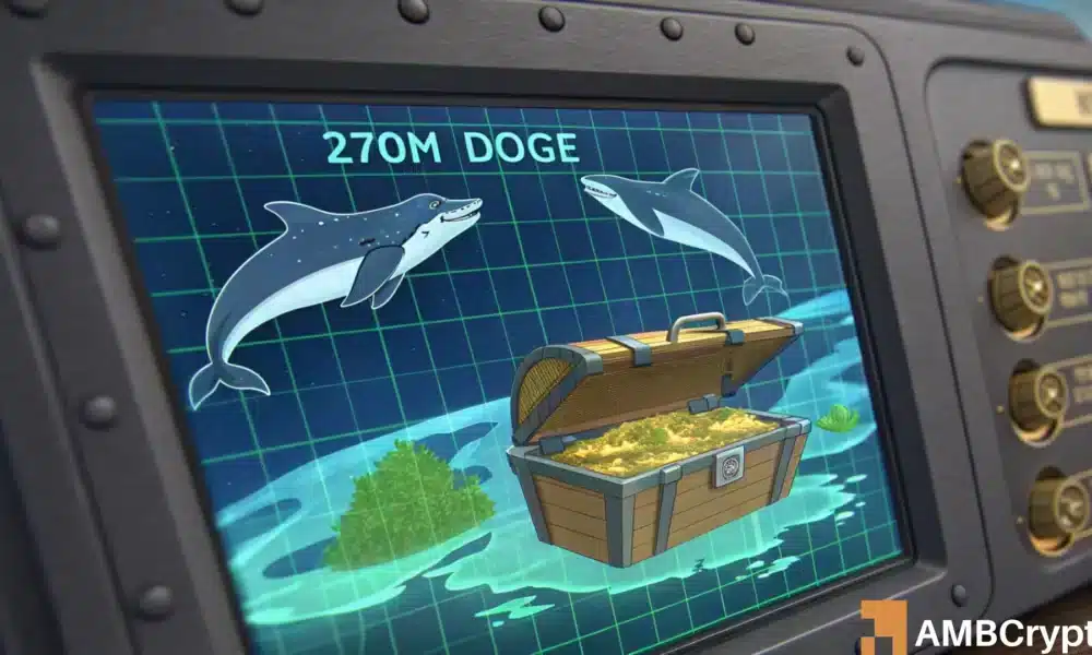 270M DOGE gone in 96 Hours: What Dogecoin whales are signaling