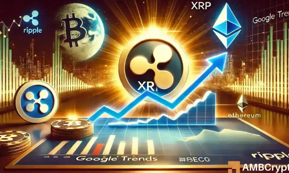 XRP search score hits record highs on Google Trends, outshining BTC